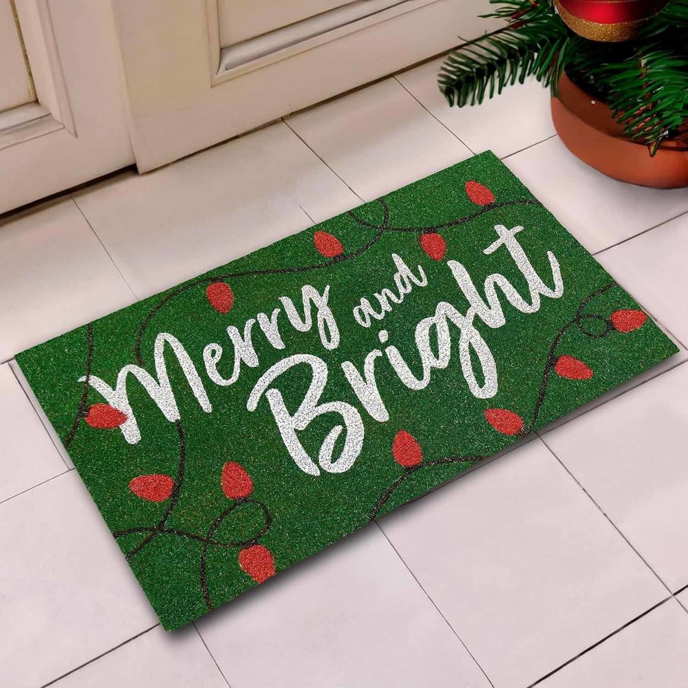 Merry Christmas Door Mat Outdoor Funny, Christmas Door Mats For Front Door